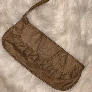 Small Dark Beige Clutch